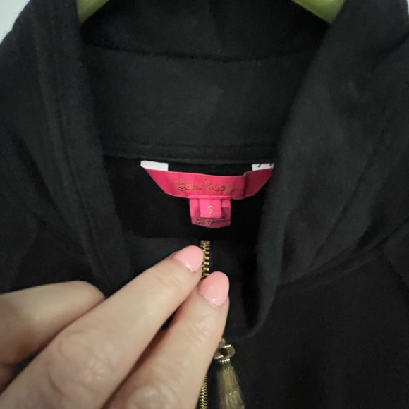 Lilly Pulitzer Black Quarter-Zip Skipper Dress - Picture 7 of 7